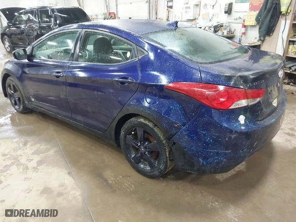 2012 Hyundai Elantra GLS PZEV with VIN 5NPDH4AE3CH064083, listed as a IAAI auction lot 42045132 with 121,837 mi miles. Bid and sale history available at carsss.com. Image 3.