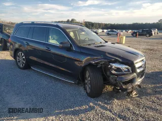 2016 Mercedes-Benz GL with VIN 4JGDF6EEXGA664491, listed as a Copart auction lot 82586534 with 110,760 mi miles and Salvage Title. Bid and sale history available at carsss.com. Image 4.