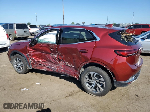 2023 Buick Envision Essence with VIN LRBFZNR4XPD083523, listed as a Copart auction lot 63782534 with Not Provided miles and Salvage Title. Bid and sale history available at DreamBid. Image 2.
