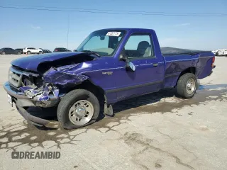 1997 Ford Ranger with VIN 1FTCR10U3VTA20308, listed as a Copart auction lot 47857775 with 213,262 mi miles and Salvage Title. Bid and sale history available at carsss.com. Image 1.