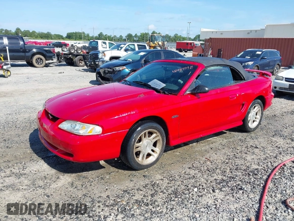 1998 Ford Mustang GT with VIN 1FAFP45X3WF258592, listed as a IAAI auction lot 42489998 with 111,930 mi miles and . Bid and sale history available at DreamBid. Image 2.