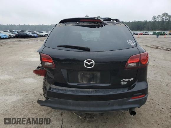 2013 Mazda CX-9 Touring with VIN JM3TB2CAXD0410132, listed as a Copart auction lot 46178095 with 261,450 mi miles and Salvage title. Bid and sale history available at DreamBid. Image 6.