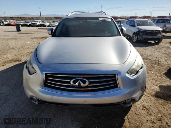 2012 Infiniti FX with VIN JN8AS1MUXCM120858, listed as a Copart auction lot 44002925 with 133,114 mi miles and Salvage title. Bid and sale history available at DreamBid. Image 5.