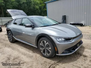 2022 Kia EV6 Wind with VIN KNDC34LA8N5029594, listed as a Copart auction lot 61707524 with 59,367 mi miles and Salvage Title. Bid and sale history available at carsss.com. Image 4.
