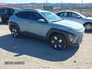 2024 Hyundai Kona SEL with VIN KM8HBCAB2RU118129, listed as a IAAI auction lot 41751534 with 7,468 mi miles. Bid and sale history available at carsss.com. Image 1.