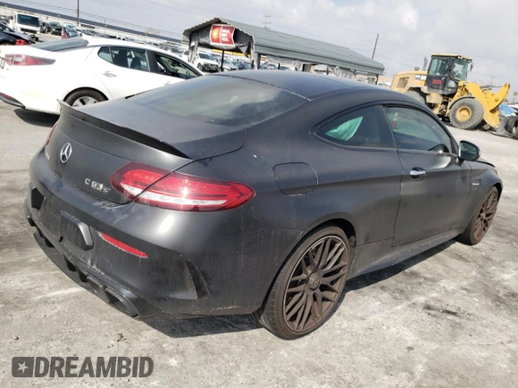 2020 Mercedes-Benz C with VIN W1KWJ8HB1LG032534, listed as a Copart auction lot 48568793 with 17,591 mi miles and . Bid and sale history available at DreamBid. Image 3.