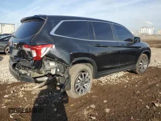 2021 Honda Pilot EX-L with VIN 5FNYF6H52MB088948, listed as a Copart auction lot 48586245 with 79,186 mi miles and Salvage Title. Bid and sale history available at carsss.com. Image 3.