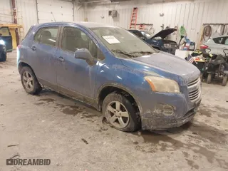 2015 Chevrolet Trax LS with VIN KL7CJPSBXFB199277, listed as a IAAI auction lot 41412214 with NaN miles. Bid and sale history available at carsss.com. Image 1.