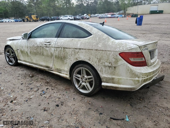 2012 Mercedes-Benz C-Class C 250 with VIN WDDGJ4HB9CF811473, listed as a Copart auction lot 52252715 with 0 mi miles and Clean Title. Bid and sale history available at carsss.com. Image 2.