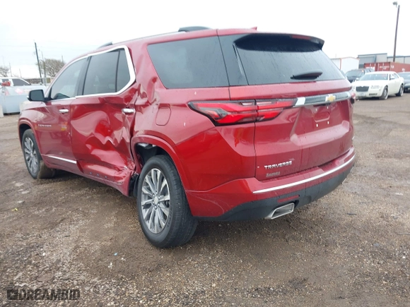 2023 Chevrolet Traverse Premier with VIN 1GNERKKW1PJ311358, listed as a IAAI auction lot 41040748 with 5,593 mi miles. Bid and sale history available at carsss.com. Image 3.
