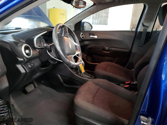 2017 Chevrolet Sonic LT with VIN 1G1JD5SB6H4103389, listed as a Copart auction lot 44377245 with 79,731 mi miles and Salvage Title. Bid and sale history available at carsss.com. Image 7.