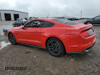 2018 Ford Mustang GT z VIN 1FA6P8CF6J5128497, wystawiony jako Copart lot #55982685 z przebiegiem Nie podano mil oraz Szkoda całkowita • Salvage title. Historia ofert i sprzedaży dostępna na DreamBid. Obrazek 2.