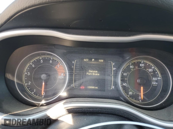 2016 Jeep Cherokee Sport с VIN 1C4PJLAS7GW233894, выставлен на аукционе Copart как лот 78961694 с пробегом 125 590 миль миль и Списание • Salvage title. История ставок и продаж доступна на DreamBid. Изображение 9.