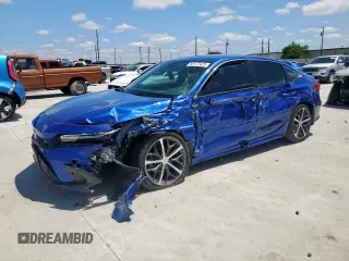2024 Honda Civic Touring with VIN 2HGFE1F98RH324041, listed as a Copart auction lot 60177425 with 10,252 mi miles and Salvage title. Bid and sale history available at DreamBid. Image 1.