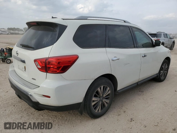 2017 Nissan Pathfinder S with VIN 5N1DR2MM2HC632312, listed as a Copart auction lot 53745965 with 160,305 mi miles and Clean title. Bid and sale history available at DreamBid. Image 3.