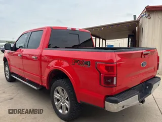 2018 Ford F-150 XL with VIN 1FTEW1E5XJFA41376, listed as a Copart auction lot 54666035 with 153,729 mi miles and Clean Title. Bid and sale history available at carsss.com. Image 3.