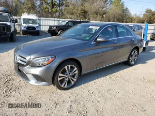 2021 Mercedes-Benz C 300 with VIN W1KWF8EB1MR620719, listed as a Copart auction lot 50681685 with 24,906 mi miles and Salvage Title. Bid and sale history available at carsss.com. Image 1.