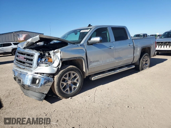 2015 GMC Sierra 1500 SLT with VIN 3GTU2VEC5FG246591, listed as a Copart auction lot 82916374 with 93,624 mi miles and Salvage Title. Bid and sale history available at DreamBid. Image 1.