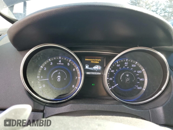2014 Hyundai Sonata Limited with VIN 5NPEC4AB4EH901323, listed as a Copart auction lot 45665425 with 119,375 mi miles and Salvage Title. Bid and sale history available at DreamBid. Image 9.