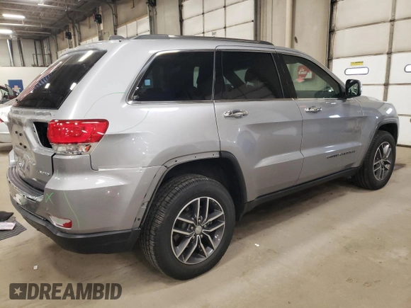 2018 Jeep Grand Cherokee Limited with VIN 1C4RJFBG5JC510975, listed as a Copart auction lot 52981545 with 60,359 mi miles and Salvage Title. Bid and sale history available at DreamBid. Image 3.