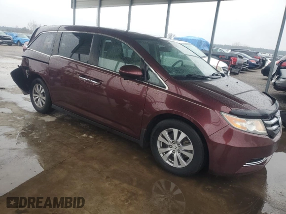 2016 Honda Odyssey EX-L with VIN 5FNRL5H65GB045564, listed as a Copart auction lot 46044735 with 322,541 mi miles and Salvage Title. Bid and sale history available at DreamBid. Image 4.