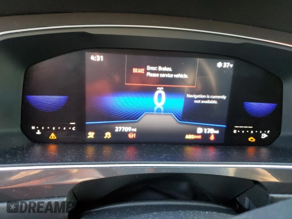 2022 Volkswagen Tiguan SE with VIN 3VV2B7AX2NM122341, listed as a Copart auction lot 86706564 with 27,709 mi miles and Salvage title. Bid and sale history available at DreamBid. Image 9.