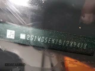 2011 Chevrolet Impala LT Fleet z VIN 2G1WG5EK1B1289418, wystawiony jako Copart lot #60626875 z przebiegiem 142 296 mil mil oraz Szkoda całkowita • Salvage title. Historia ofert i sprzedaży dostępna na DreamBid. Obrazek 12.