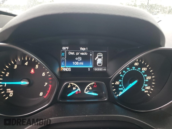 2015 Ford Escape SE with VIN 1FMCU0GX6FUA34316, listed as a Copart auction lot 47477765 with 190,890 mi miles and Salvage Title. Bid and sale history available at carsss.com. Image 9.