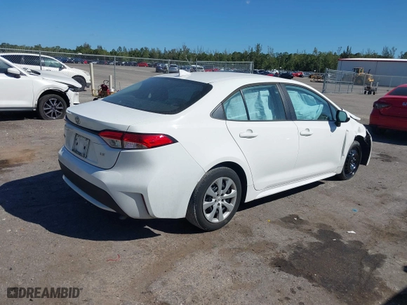 2022 Toyota Corolla LE with VIN 5YFEPMAE5NP370179, listed as a IAAI auction lot 41838269 with 36,873 mi miles. Bid and sale history available at carsss.com. Image 4.