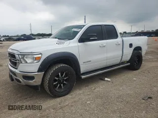 2021 Ram 1500 Big Horn with VIN 1C6RREBT0MN710503, listed as a Copart auction lot 55111465 with 85,506 mi miles and Salvage title. Bid and sale history available at DreamBid. Image 1.