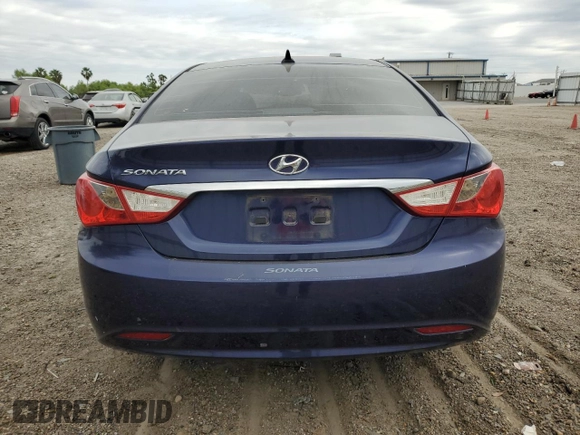2013 Hyundai Sonata GLS with VIN 5NPEB4AC1DH593585, listed as a Copart auction lot 51829125 with 130,101 mi miles and Salvage Title. Bid and sale history available at carsss.com. Image 6.