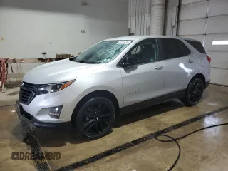 2021 Chevrolet Equinox LT with VIN 2GNAXUEV9M6100551, listed as a Copart auction lot 57058635 with 43,557 mi miles and Salvage title. Bid and sale history available at DreamBid. Image 1.