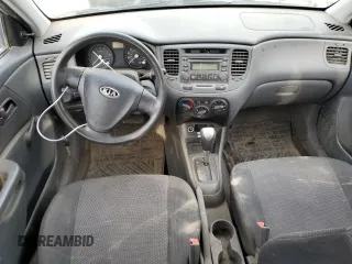 2007 Kia Rio LX with VIN KNADE123276224715, listed as a Copart auction lot 43191905 with 0 mi miles and Salvage Title. Bid and sale history available at carsss.com. Image 8.