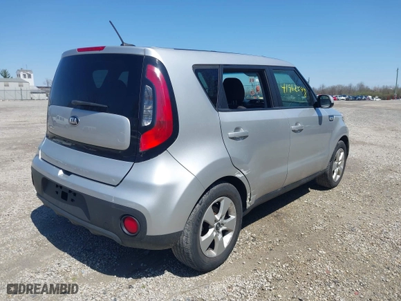 2018 Kia Soul with VIN KNDJN2A20J7581140, listed as a IAAI auction lot 41962548 with 86,497 mi miles. Bid and sale history available at carsss.com. Image 4.