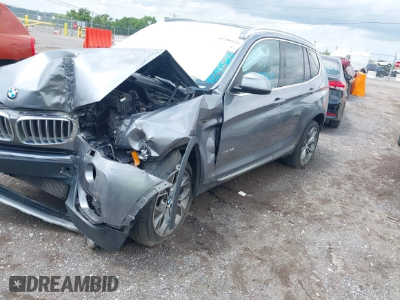 2015 BMW X3 xDrive28i z VIN 5UXWX9C53F0D61007, wystawiony jako IAAI lot #42299523 z przebiegiem 183 205 mil mil oraz . Historia ofert i sprzedaży dostępna na DreamBid. Obrazek 2.