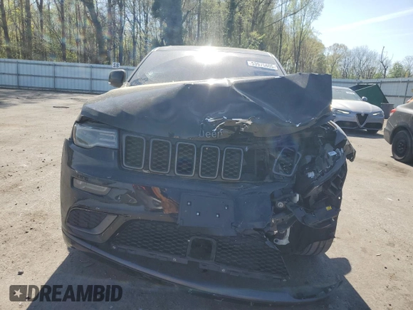 2021 Jeep Grand Cherokee High Altitude with VIN 1C4RJFCG7MC598107, listed as a Copart auction lot 53975805 with 68,740 mi miles and Salvage title. Bid and sale history available at DreamBid. Image 5.
