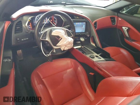 2014 Chevrolet Corvette Z51 3LT with VIN 1G1YM2D79E5109943, listed as a Copart auction lot 47763625 with 37,479 mi miles and Salvage title. Bid and sale history available at DreamBid. Image 8.