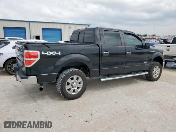 2012 Ford F-150 XL with VIN 1FTFW1ETXCFB32623, listed as a Copart auction lot 54597435 with 210,722 mi miles and Salvage Title. Bid and sale history available at DreamBid. Image 3.