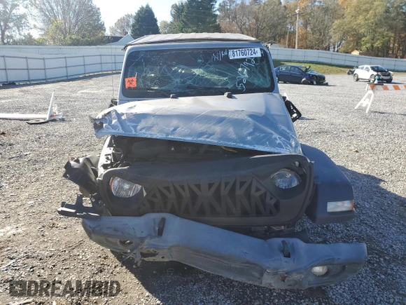 2019 Jeep Wrangler Unlimited Sport Altitude with VIN 1C4HJXDG2KW526792, listed as a Copart auction lot 81760724 with Not provided miles and Salvage title. Bid and sale history available at DreamBid. Image 5.