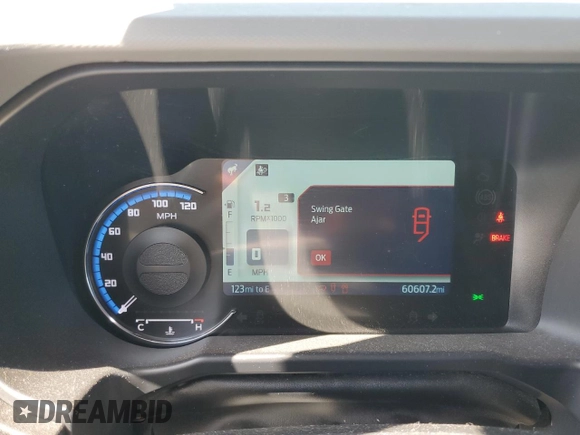 2021 Ford Bronco with VIN 1FMDE5BH0MLA73646, listed as a Copart auction lot 52764735 with 60,607 mi miles and Salvage title. Bid and sale history available at DreamBid. Image 9.