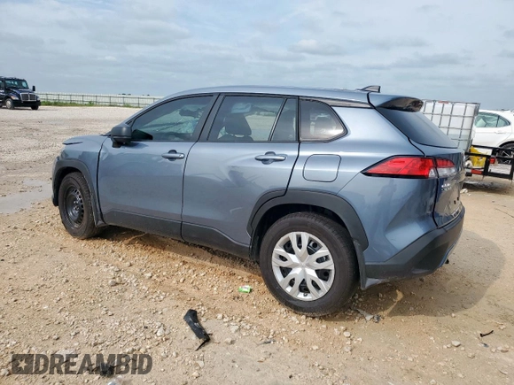 2025 Toyota Corolla Cross L with VIN 7MUAAAAG1SV130393, listed as a Copart auction lot 58823445 with 1,716 mi miles and Clean title. Bid and sale history available at DreamBid. Image 2.