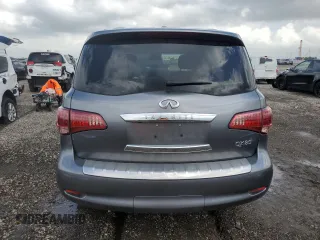 2017 Infiniti QX80 with VIN JN8AZ2NF9H9646393, listed as a Copart auction lot 50563315 with Not provided miles and Salvage title. Bid and sale history available at DreamBid. Image 6.