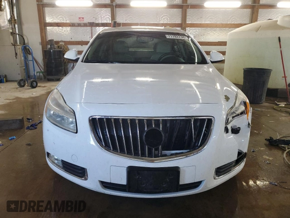 2011 Buick Regal CXL RL1 with VIN W04GN5EC1B1029918, listed as a Copart auction lot 71782234 with 128,500 mi miles and Salvage Title. Bid and sale history available at carsss.com. Image 5.