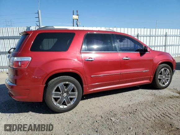 2012 GMC Acadia Denali with VIN 1GKKVTED1CJ128743, listed as a Copart auction lot 63316015 with 275,601 mi miles and Salvage title. Bid and sale history available at DreamBid. Image 3.
