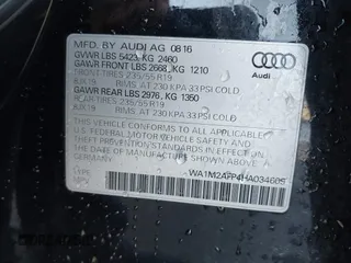 2017 Audi Q5 Premium Plus z VIN WA1M2AFP4HA034609, wystawiony jako IAAI lot #41829436 z przebiegiem 65 368 mil mil oraz . Historia ofert i sprzedaży dostępna na DreamBid. Obrazek 9.