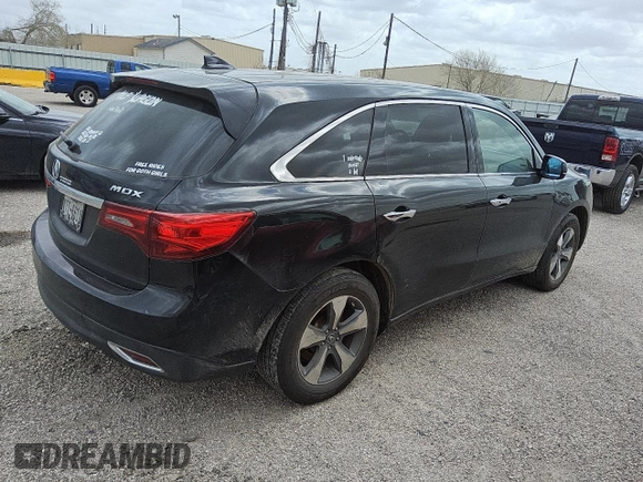 2014 Acura MDX with VIN 5FRYD3H22EB015847, listed as a Copart auction lot 48219845 with 0 mi miles and Clean Title. Bid and sale history available at carsss.com. Image 3.