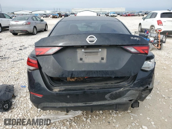 2022 Nissan Sentra S with VIN 3N1AB8BV8NY237258, listed as a Copart auction lot 51081295 with 39,194 mi miles and Salvage Title. Bid and sale history available at carsss.com. Image 6.