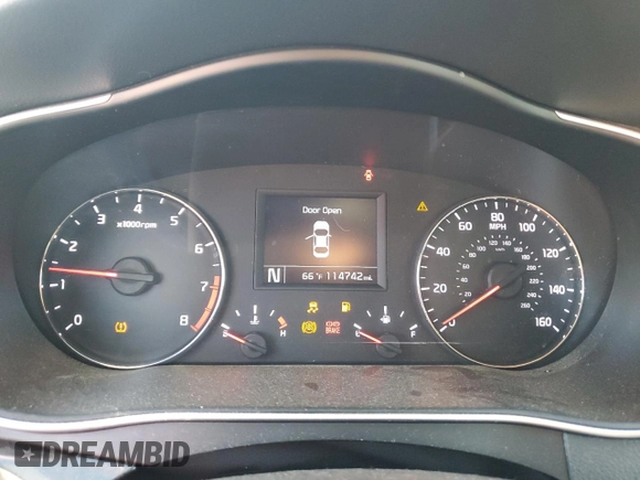 2015 Kia Cadenza Premium with VIN KNALN4D7XF5195059, listed as a Copart auction lot 75495444 with 114,742 mi miles and Salvage Title. Bid and sale history available at carsss.com. Image 9.