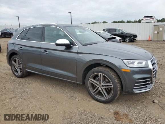 2018 Audi SQ5 Premium Plus with VIN WA1A4AFY6J2199079, listed as a Copart auction lot 65647133 with 84,867 mi miles. Bid and sale history available at carsss.com. Image 4.