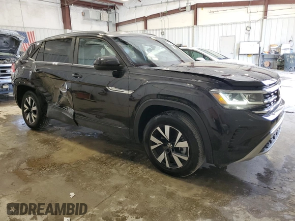 2021 Volkswagen Atlas SE with VIN 1V2LC2CA0MC223095, listed as a Copart auction lot 72094084 with 21,260 mi miles and Salvage title. Bid and sale history available at DreamBid. Image 4.